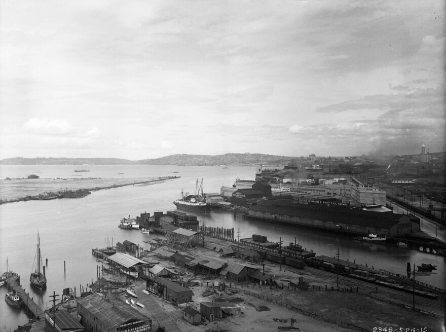 East Waterway Terminal in 1915. More than a century of industrial development has contaminated the East Waterway and Duwamish River.