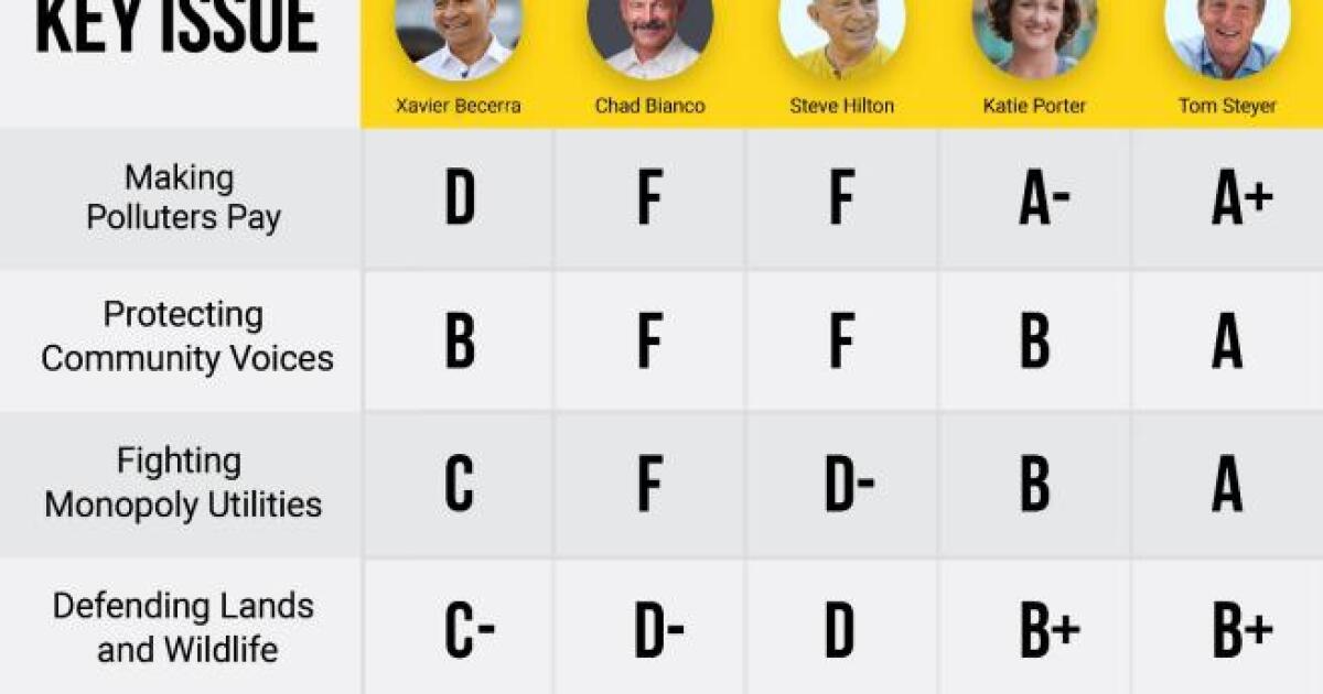 Environmental groups say Steyer is strongest candidate for CA governor