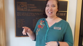 Sarah Phillips, Kodiak Chamber of Commerce Executive Director. KMXT Photo/Maggie Wall.
