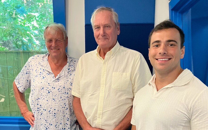 Democratic candidates running for Barnstable County Commissioner. From left: Eric Schwaab, Ron Bergstrom, Dan Gessen. The primary election is Sept. 1.
