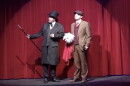 Actors at Hazleton's Pennsylvania Theatre of Performing Arts rehearse Arthur Conan Doyle's "A Scandal in Bohemia," adapted by Bill Amos for "The Great Detectives," an evening of one-act plays.