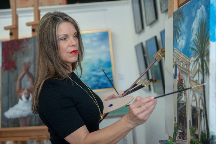 Artist Mary Ellis LeGarde