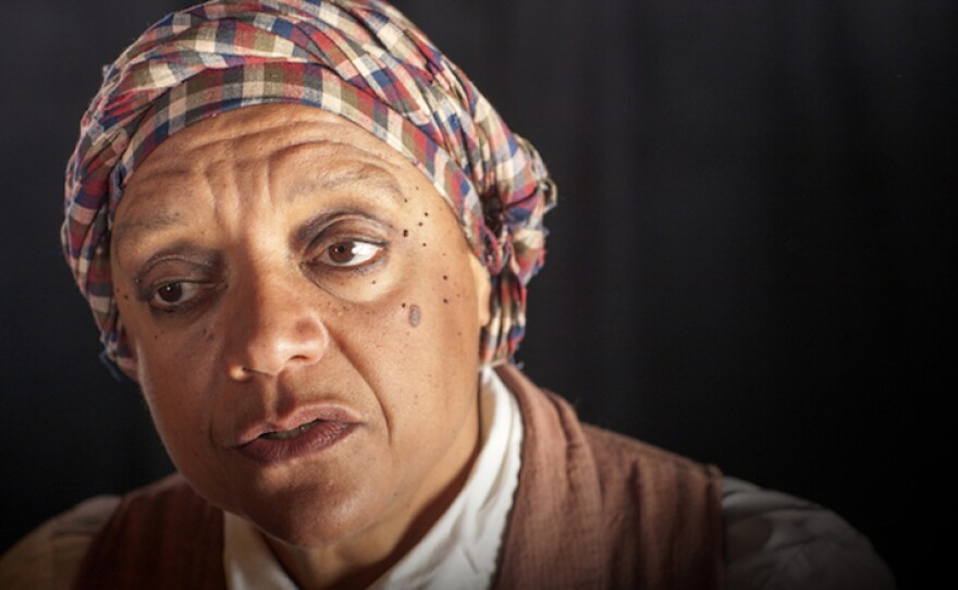 Becky Stone as Harriet Tubman.