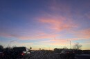 Contrails in the sky over Louisville.