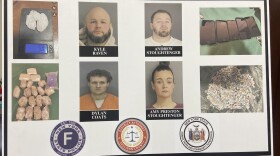 Former correctional officer Kyle Raven and Woodbourne inmate Andrew Stoughtenger were charged with smuggling cell phones and meth into the jail.