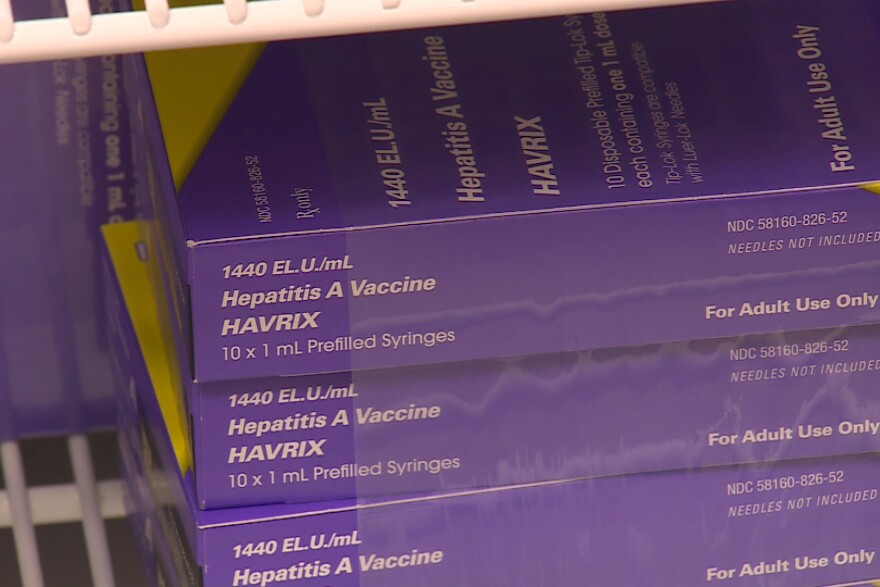 The state recently obtained additional Hepatitis A vaccines to help at-risk counties vaccinate certain populations