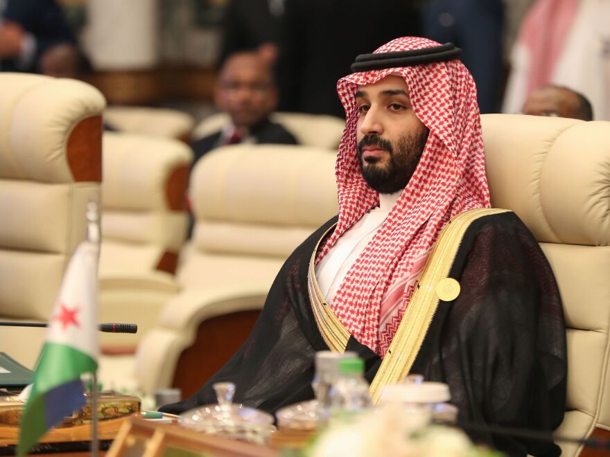 Saudi Crown Prince Mohammed bin Salman attends an Arab summit at al-Safa Royal Palace in Mecca on May 31, 2019.