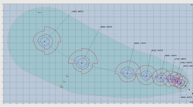 Typhoon In-Fa is expected to pass well to the north of Saipan and Tinian on Friday.