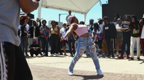 Study Your Arts hosted one of the dozens of free community events tied to Something in the Water. At a dance competition, DJs and dancers paid homage to club music and dance. (Image: JW Caterine)