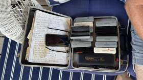 Jimmy has a different harmonica for every key.