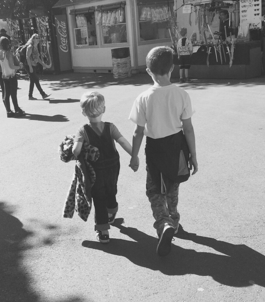 Skyler Kelly and his younger brother Luke
