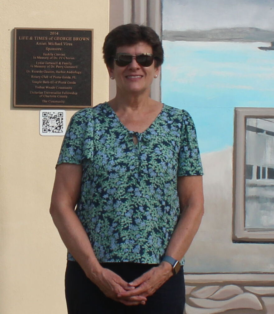 Kelly Gaylord has served as Executive Director of the Punta Gorda Historic Mural Society since 2007.