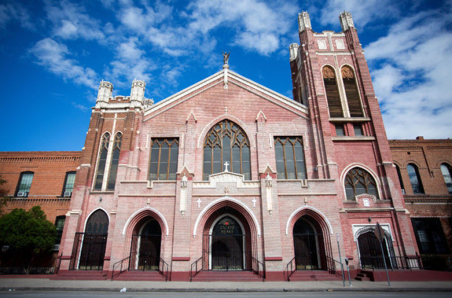 Sagrado Corazón, Sacred Heart Church, located in El Paso's Segundo Barrio was the city's first Spanish-speaking Catholic church.