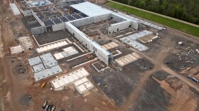 Construction at the 745,000-square-foot fairlife dairy plant north of Route 104 in Webster as seen on Sept., 24 2024.