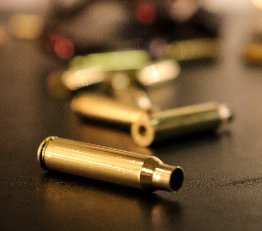 The bullets used in the Instrument of Hope were taken from guns that had actually been fired. The instrument was inspired by the students of Shine MSD, a nonprofit founded by the students and parents of Marjorie Stoneman Douglas High School.