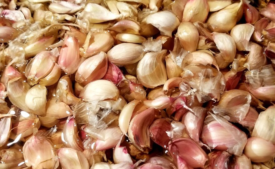 Fresh garlic cloves