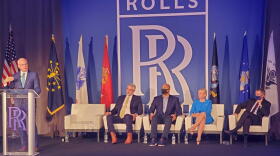 Rolls-Royce North America CEO Tom Bell gathered with state, federal and local lawmakers to celebrate the completion of the Indianapolis facilities' renovations.