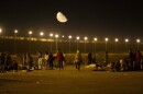 Migrants arrive at a gate in the border fence after crossing from Ciudad Juarez, Mexico into El Paso, Texas, in the early hours of Thursday, May 11, 2023.