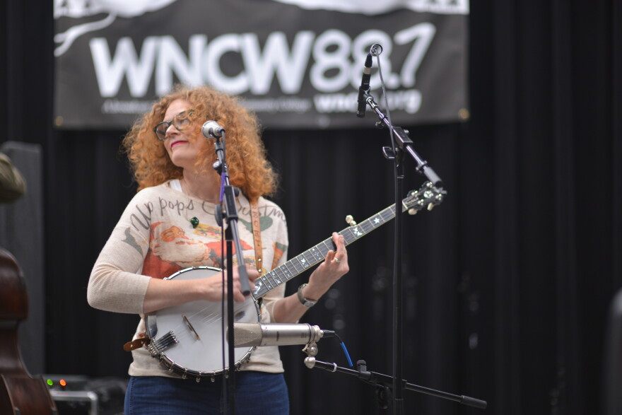 Becky Buller in WNCW's Studio B December, 2022