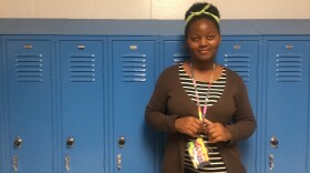 Manirakiza Sarah, 20, a student at the ESL Newcomer Academy