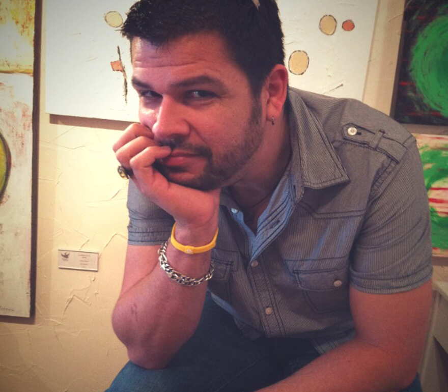 Award-winning mixed media artist and muralist David Acevedo.
