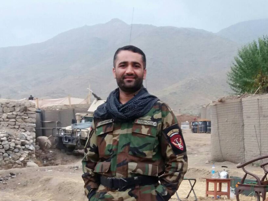Afghan commando Maj. Shoaib Moradef, 33, died on Sept. 2 in a military airplane accident in Mazar-i-Sharif, in northern Afghanistan.