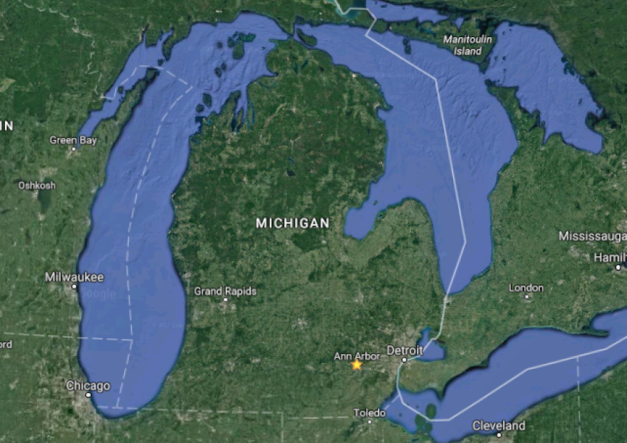 Schaetzl said glaciers carved out all of Michigan's peninsulas.