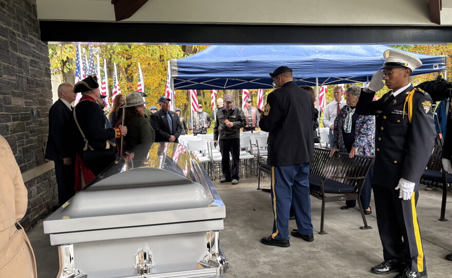 Continental Army soldiers were honored at Saratoga National Cemetery Tuesday 