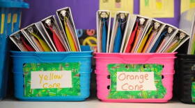 The district expects to dip into savings to fund it's budget this year and next.