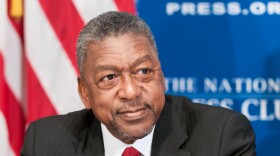 Entrepreneur Robert L. Johnson appears at the National Press Club to discuss his take on a Zogby poll: “Black Opinions in the Age of Obama,” at a National Press Club Luncheon, March 26, 2013.