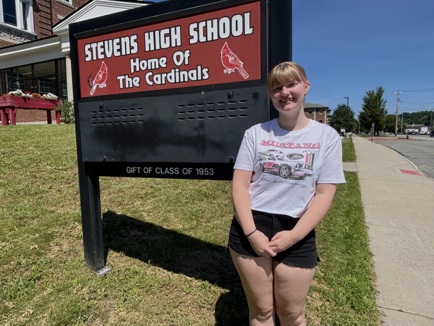 Kylee Plummer, 17, of Claremont, helped lead the roll out of a new online behavioral health counseling program at her school. The Claremont School District is one of five New Hampshire districts participating in a three-year pilot that provides the counseling from Cartwheel Cares for free — as long as students play a big roll in promoting it to peers.