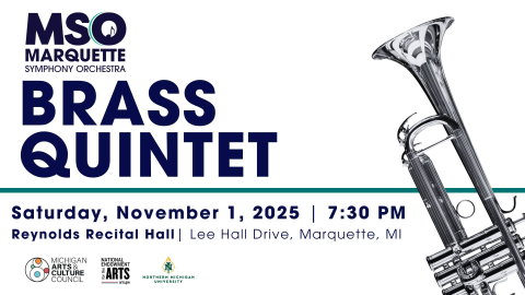MSO's Brass Quintet takes the Reynolds Recital Hall stage this Saturday, November 1st