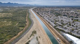 The Central Arizona project canal carries Colorado River water to North Phoenix on January 10, 2019. Managers of the canal system say the pain of water cutba.