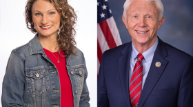 Democrat Callie Barr will take on incumbent Republican Rep. Jack Bergman in Michigan’s First Congressional District race in the November general election. (Collage by WCMU's Jack Ecker)