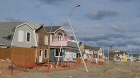 Sandy-damaged homes.