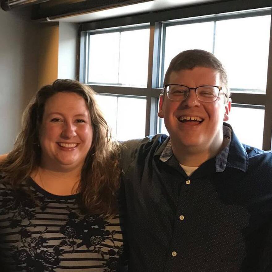 Chris Keeney, right, and his wife Raisa Keeney live in the Old Brooklyn neighborhood.