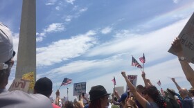 In Washington, D.C., demonstrators called for a congressional independent commission to investigate connections between the Trump campaign and the Russian government — one of several nationwide "March for Truth" rallies on Saturday.