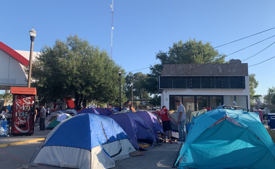 In the border town of Matamoros, Mexico, asylum-seekers camp out as they wait for their day in U.S. immigration court.