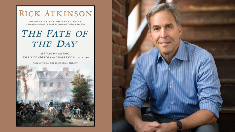 Pulitzer Prize-winning historian Rick Atkinson's "The Fate of the Day" is the second book in his planned trilogy about America's war of independence from Britain from 1776-1783.