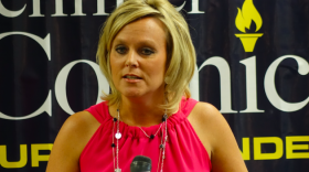 Jennifer McCormick won the state schools superintendent election as a Republican four years ago but has clashed repeatedly with Republican leaders over education policy.