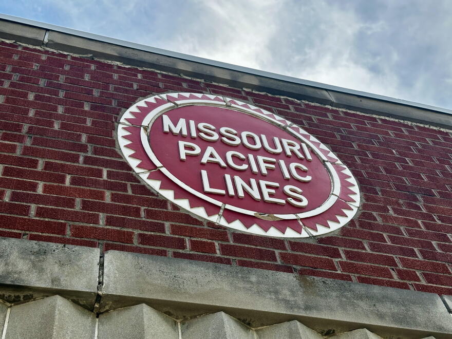 Missouri Pacific Railroad sign
