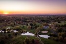 Donovan Park in Peoria as the sun sets