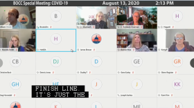 multiple speakers on Zoom meeting screen
