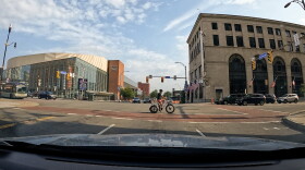 Broad and Exchange Street inetresection in Rochester.