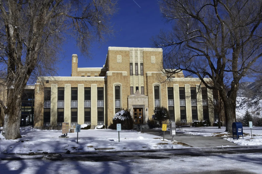Chaffee County Courthouse, Salida, Colorado, on Feb. 17, 2023.