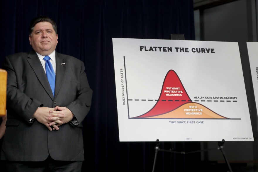 Pritzker at press conference