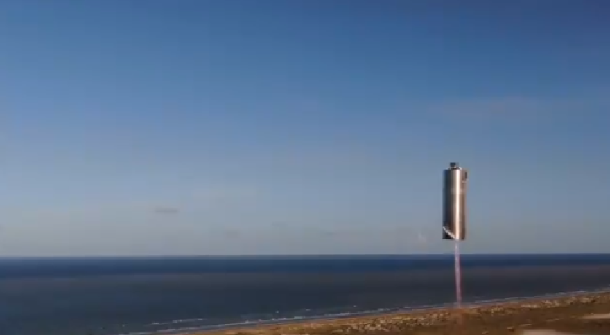 SpaceX launched a prototype of its Starship vehicle in Boca Chica, Texas. Photo: SpaceX / Twitter