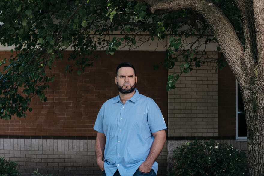 Angel Salva suffers from chronic pain from his neck to his lower back. It forced him out of the Air Force after a dozen years in the service. He has reentered the workforce as an IT specialist for a defense contractor.