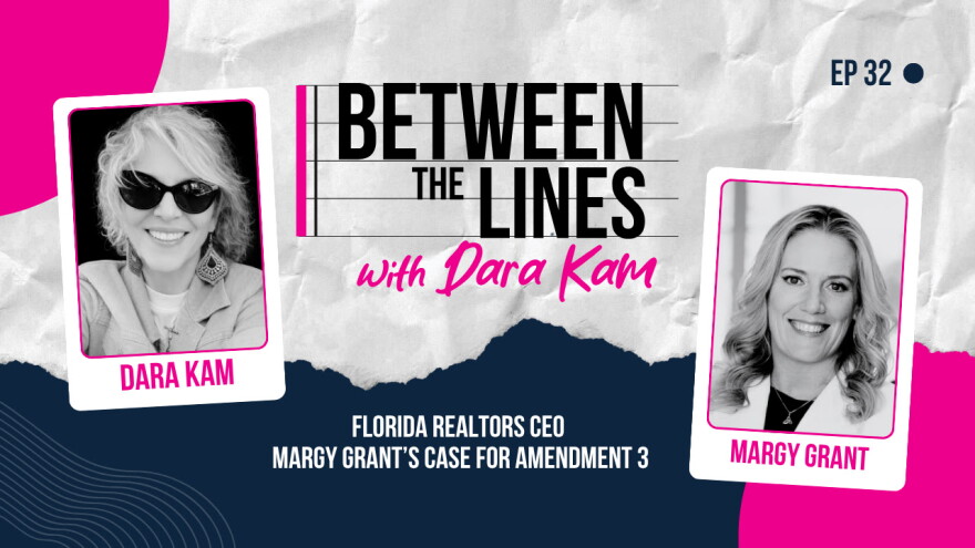Curious about what’s at stake in Florida’s looming property tax vote? On this week’s episode of State Affairs’ “Between the Lines,” Dara sits down with Florida Realtors CEO Margy Grant to break down the ins and outs of the controversial property tax amendment.
