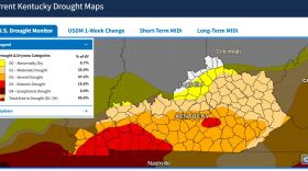 Most of Kentucky is in a drought after several months of low rainfall levels.